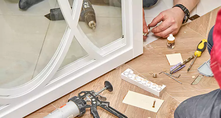 Interior Patio Door Casing Repair in East Lake, FL